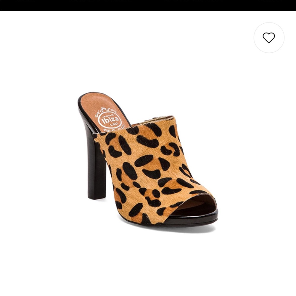 🐯Jeffrey Campbell Curie-F Giant Leopard Mule🐯. - Picture 7 of 7